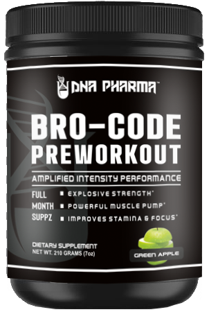 DNA BRO-CODE PRE-WORKOUT - Green Apple